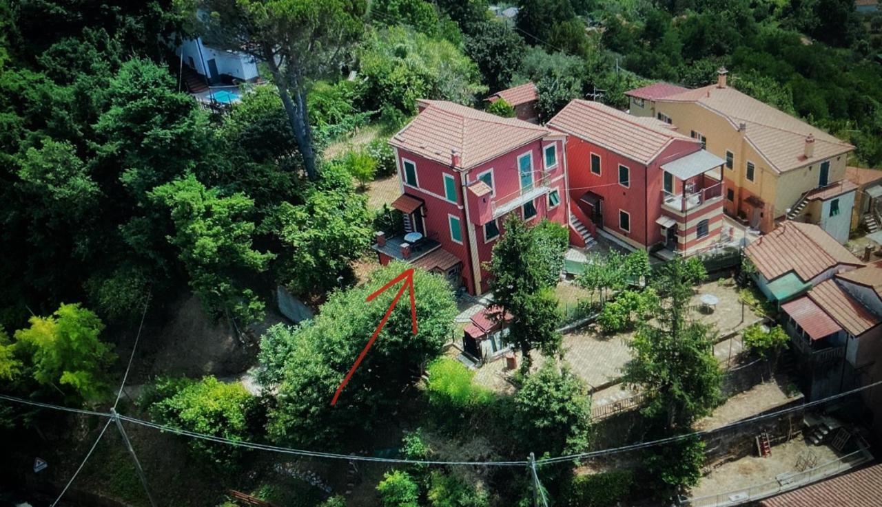 Villa La Casa Rossa Arcola Con Vista Exterior foto