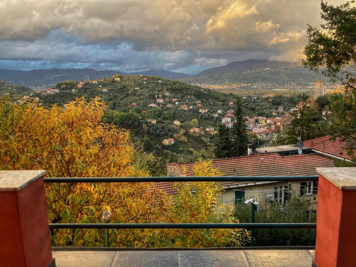 Villa La Casa Rossa Arcola Con Vista Exterior foto